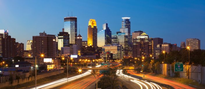 Minneapolis-Skyline-Night